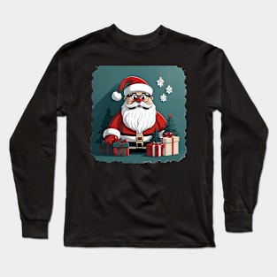 Santa Claus with gifts Long Sleeve T-Shirt